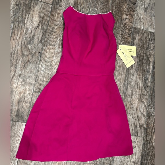 Elegant Cottagecore Pink Sleeveless Dress - Picture 2 of 5